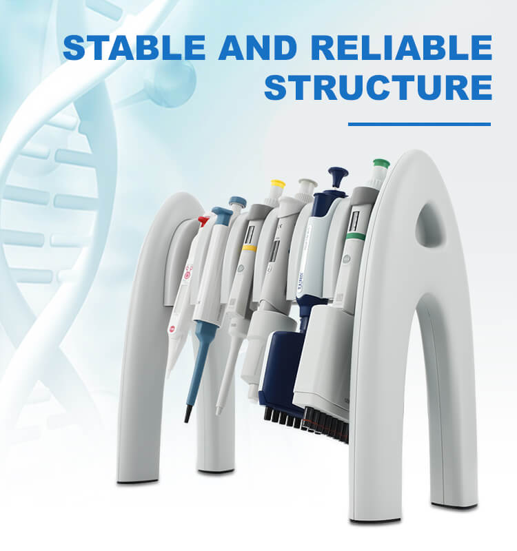 Pipette Stand, angle view