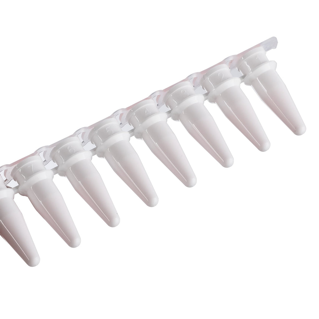 PCR 8-Strip, Type A, 0.2mL, White