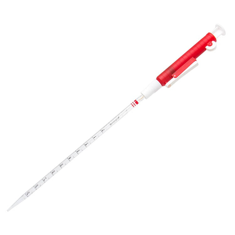 Pipette Pump, 25mL, Red